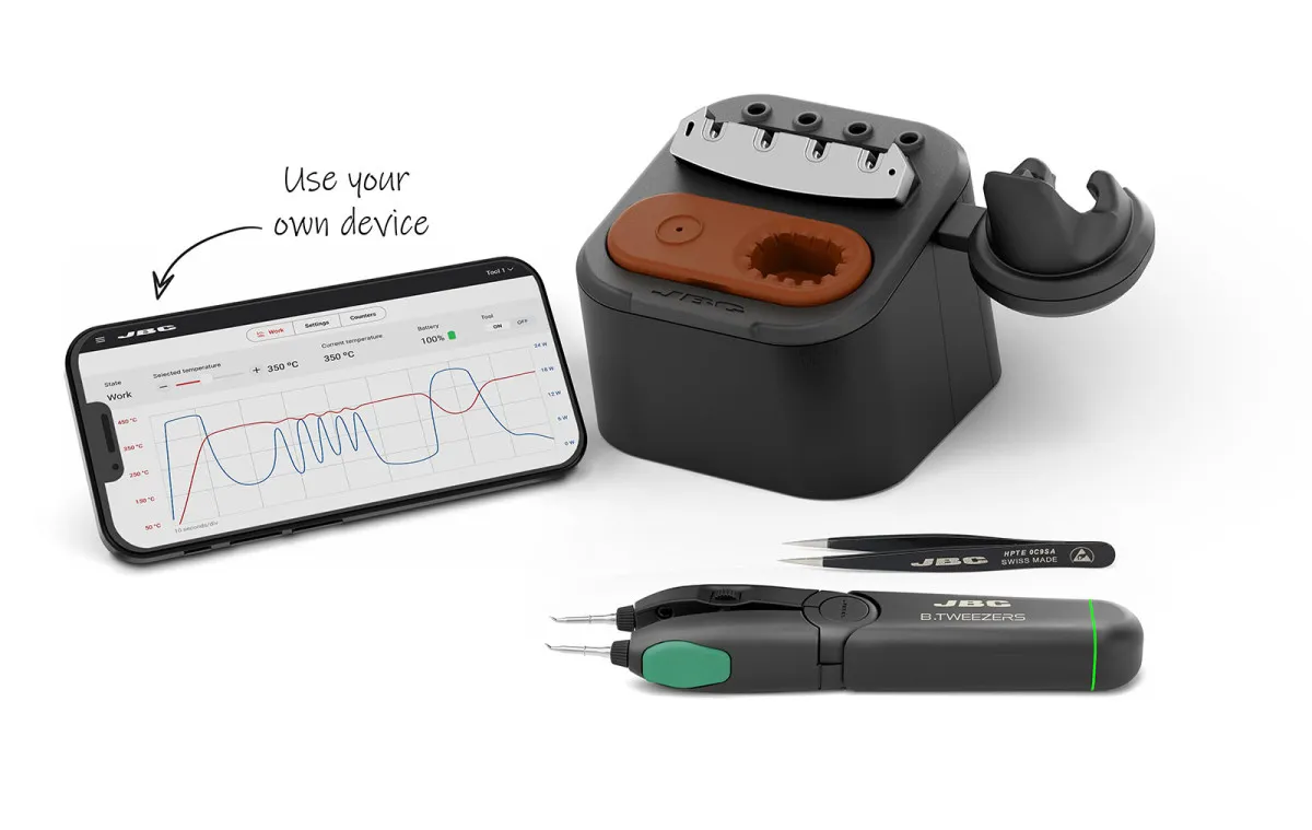 JBC B.IRON TWEEZERS Station