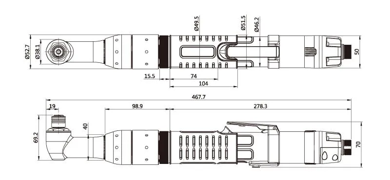 Kilews SGT-LCS725
Transducer Screwdriver