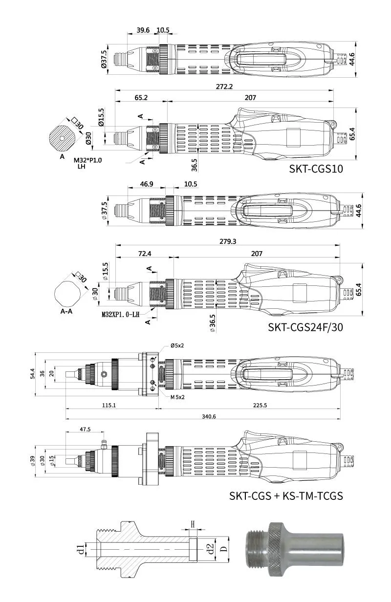 Kilews SKT-CGS series
Transducer Screwdriver