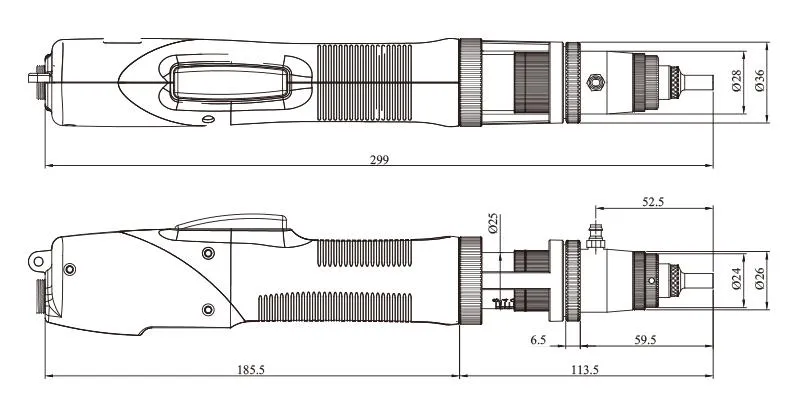 Kilews SKD-BN500L (VACUUM TYPE) series
Brushless medium torque dc-type automatic Vacuum screwdrivers