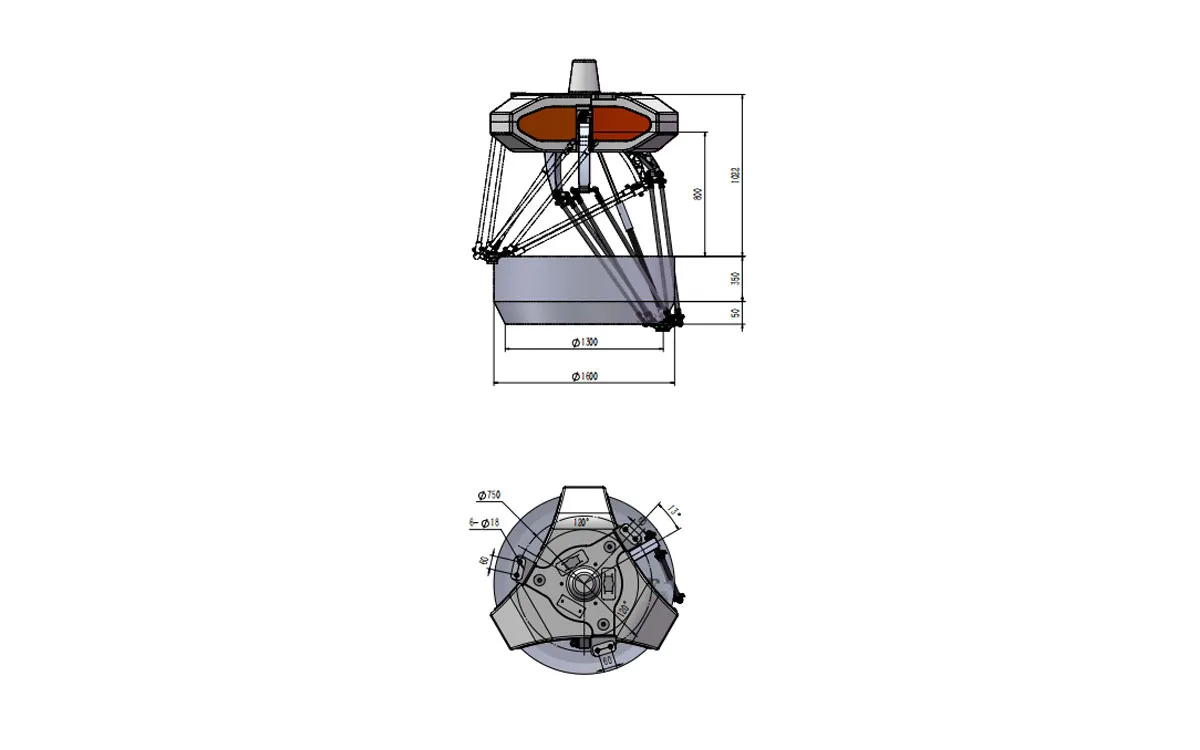 Robotphoenix BAT1600-S6 Delta Robot