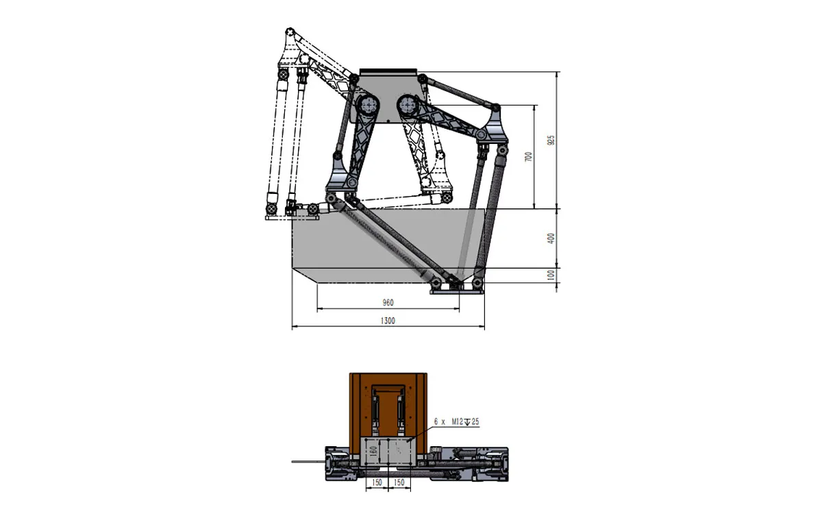 Robotphoenix BAT1300B-S50 Heavy Load Delta Robot