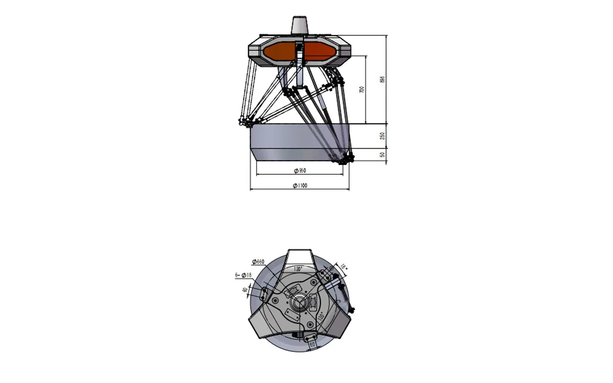 Robotphoenix BAT1100-S3 Delta Robot