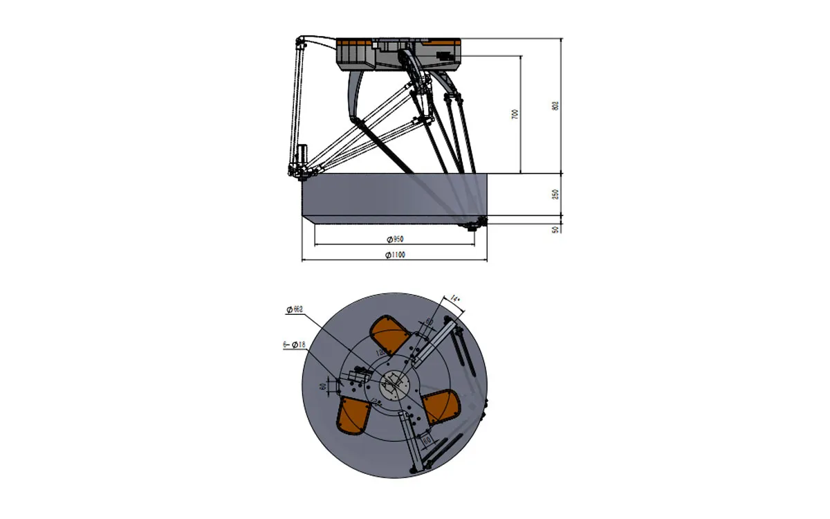 Robotphoenix BAT1100M-E3 Delta Robot