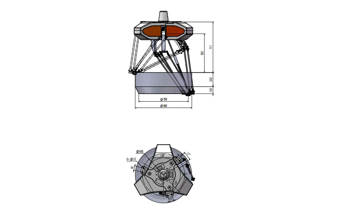 Robotphoenix BAT800-S3 Delta Robot