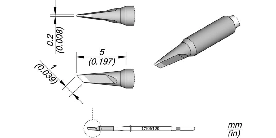 JBC C105-120 Forrasztóhegy