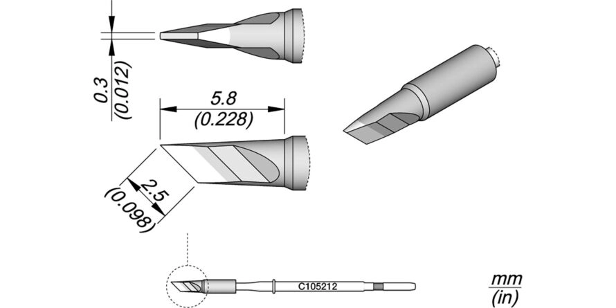 JBC C105-212 Forrasztóhegy