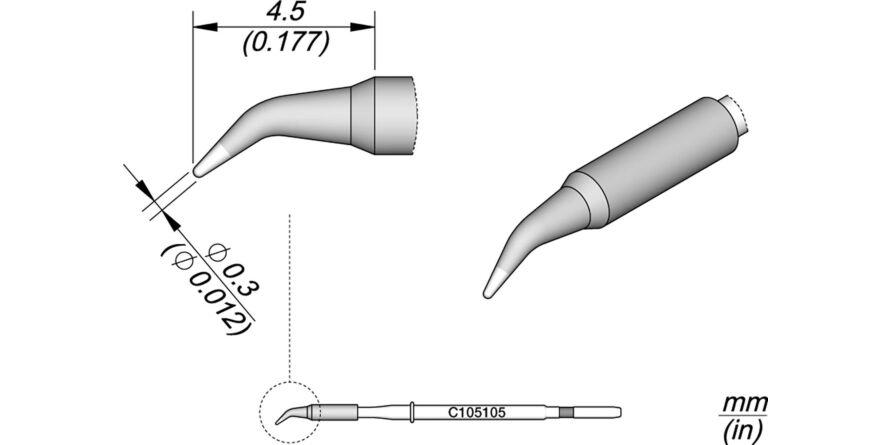 JBC C105-105 Forrasztóhegy