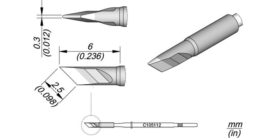 JBC C105-112 Forrasztóhegy