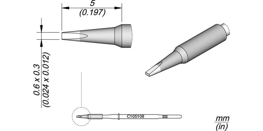 JBC C105-108 Forrasztóhegy
