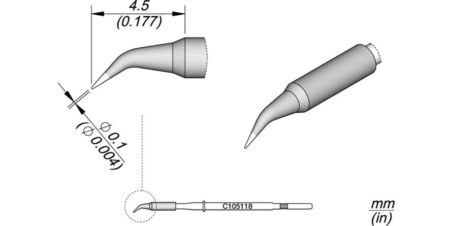 JBC C105-118 Forrasztóhegy