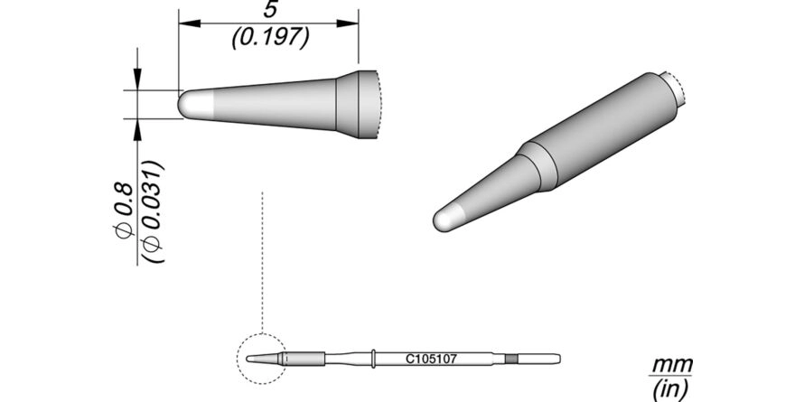 JBC C105-107 Forrasztóhegy