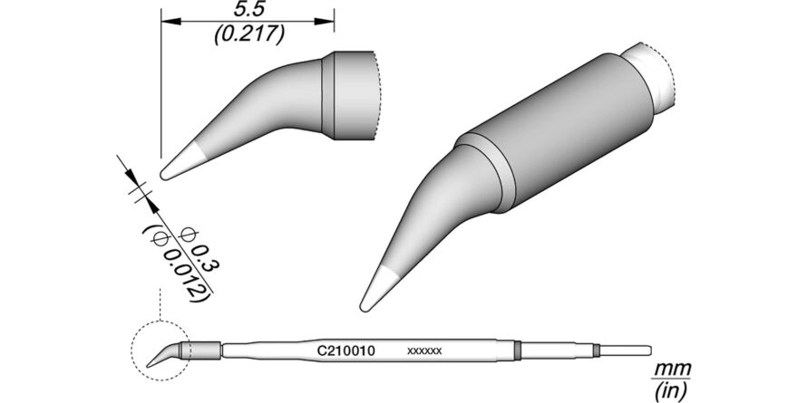JBC C210-010 Forrasztóhegy