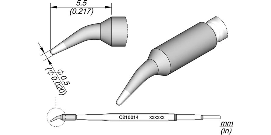 JBC C210-014 Forrasztóhegy