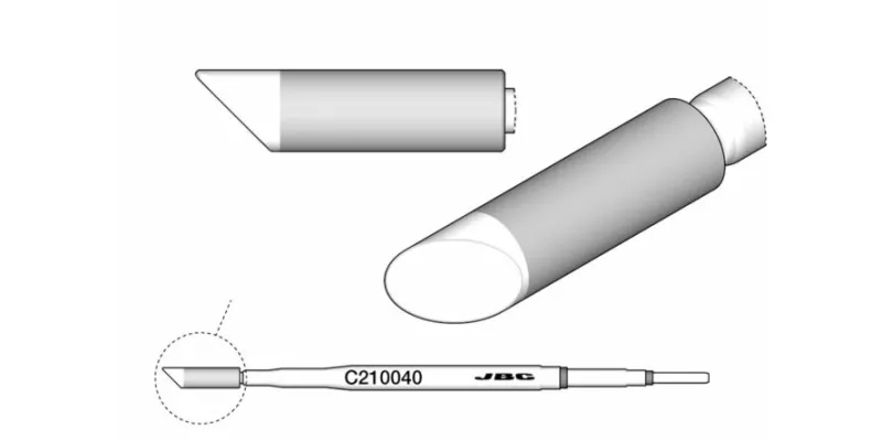 JBC C210-040 Forrasztóhegy