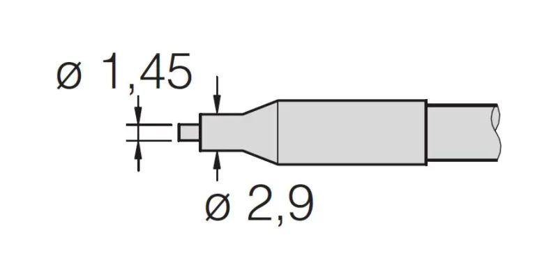 JBC C245-117 Forrasztóhegy