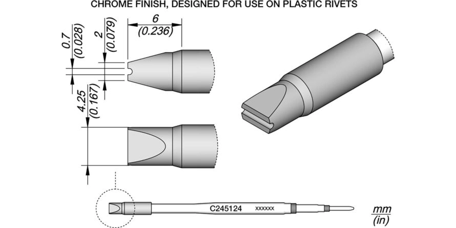 JBC C245-124 Forrasztóhegy