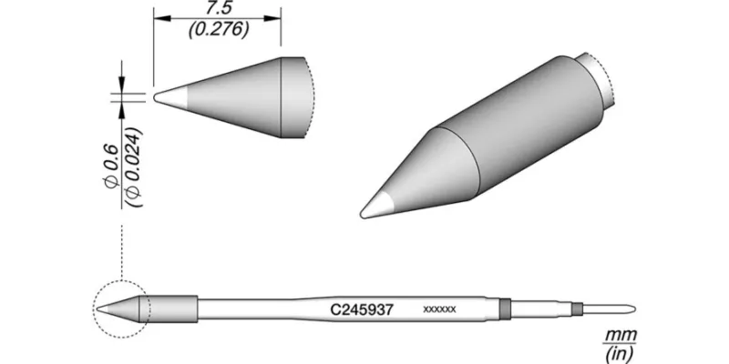 JBC C245-937 Forrasztóhegy