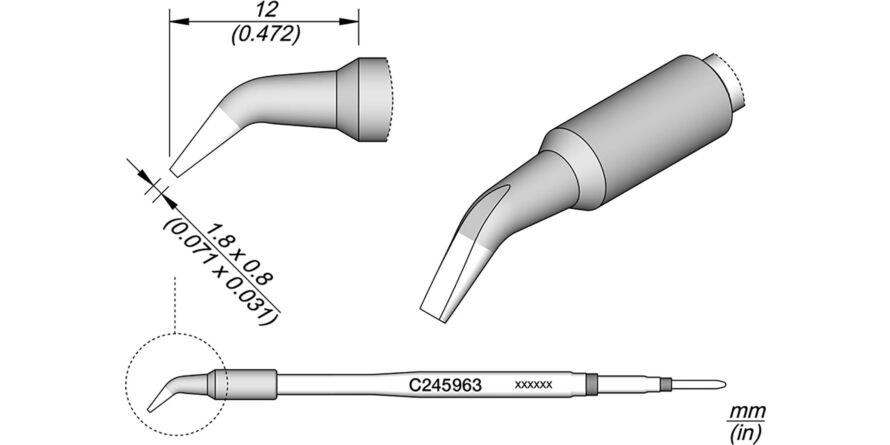 JBC C245-963 Forrasztóhegy
