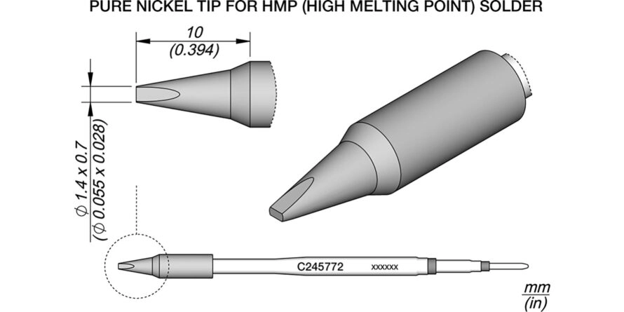 JBC C245-772 Forrasztóhegy