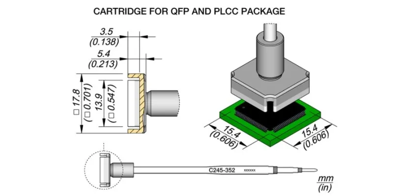 JBC C245-352 Forrasztóhegy