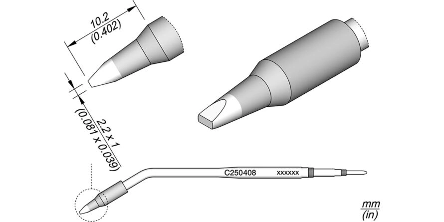 JBC C250-408 Forrasztóhegy