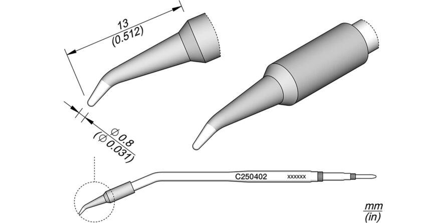 JBC C250-402 Forrasztóhegy