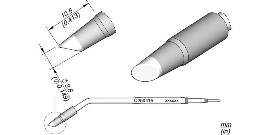 JBC C250-415 Forrasztóhegy