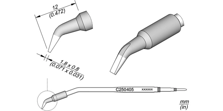 JBC C250-405 Forrasztóhegy