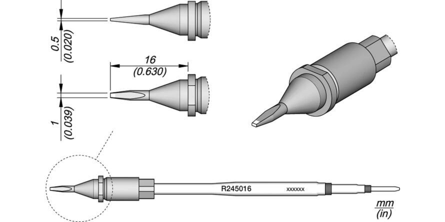 JBC R245-016 Forrasztóhegy