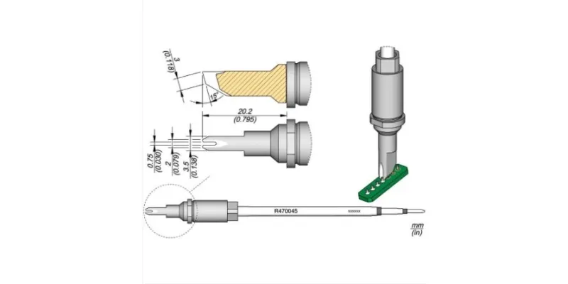 JBC R470-054 Forrasztóhegy