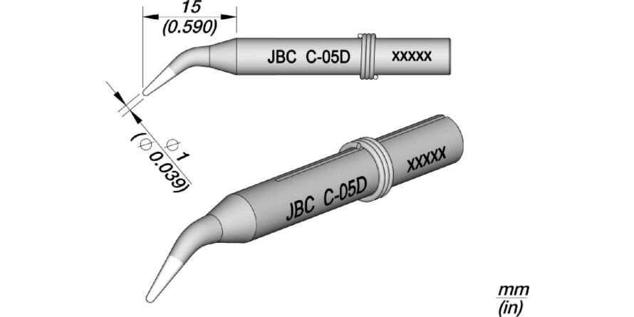 JBC 0550200 Forrasztóhegy