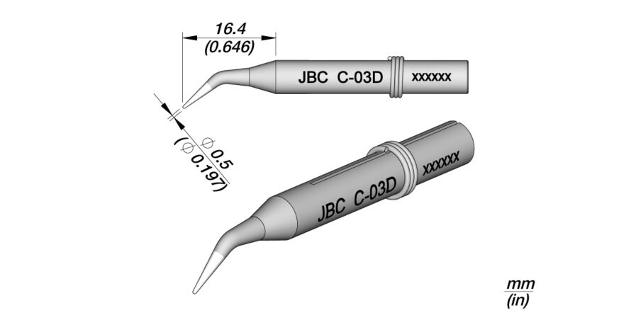 JBC 0550100 Forrasztóhegy