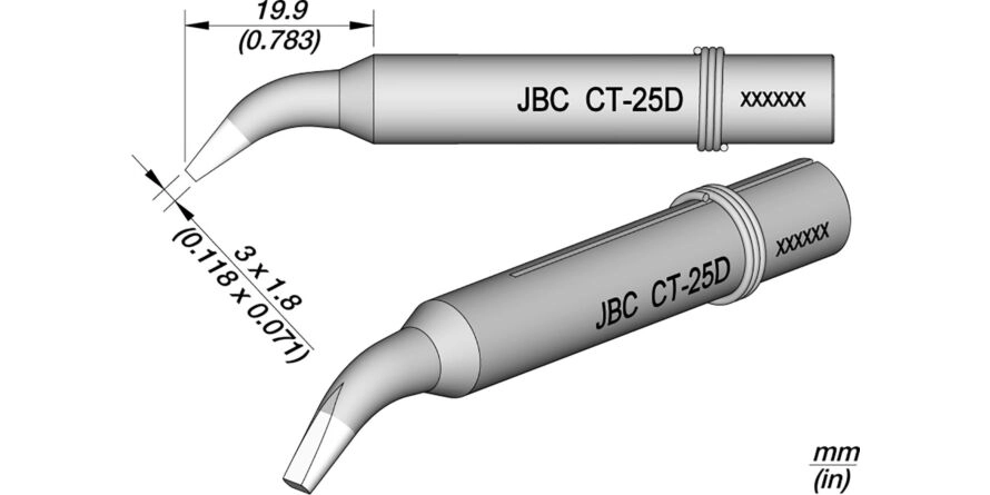 JBC 550707 Forrasztóhegy