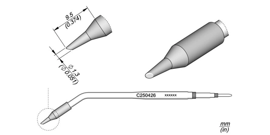 JBC C250-426 Forrasztóhegy