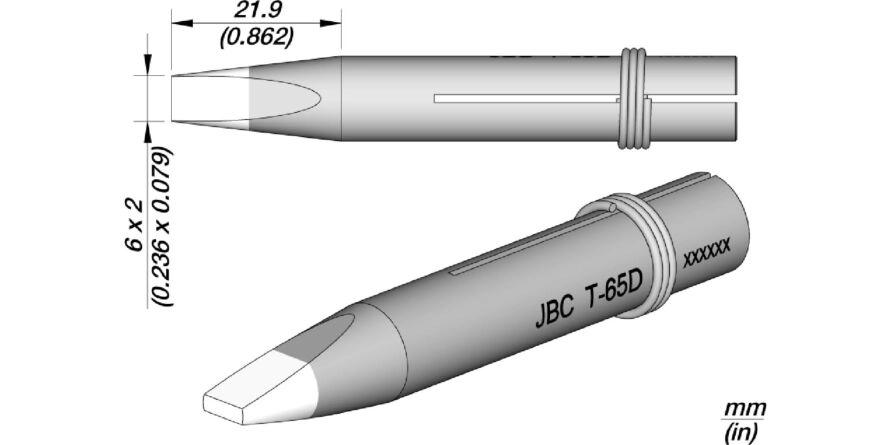 JBC 0650408 Forrasztóhegy