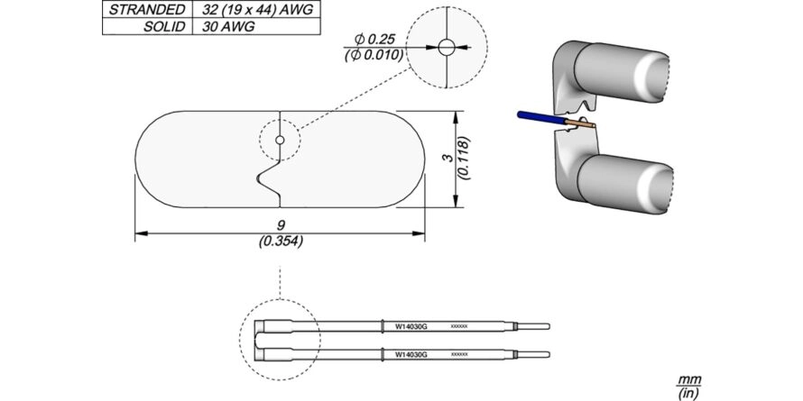JBC W140-30G Forrasztóhegy